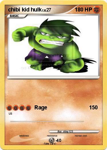 Pokemon chibi kid hulk