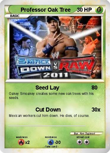 Pokemon Professor Oak Tree