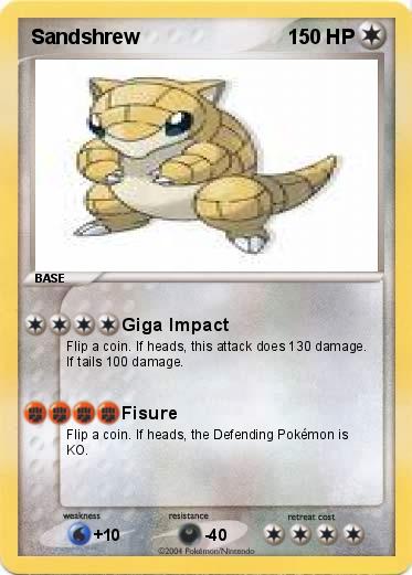 Pokemon Sandshrew