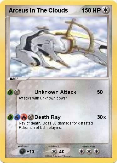 Pokemon Arceus In The Clouds