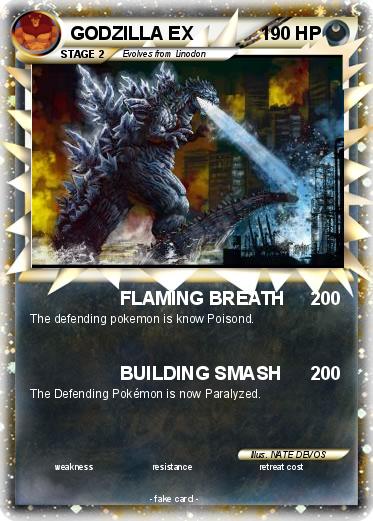 Pokemon GODZILLA EX