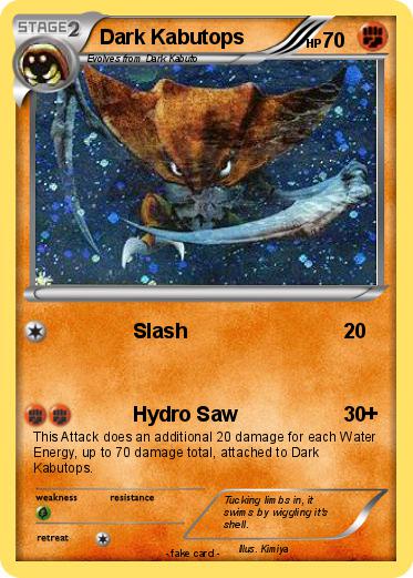 Pokemon Dark Kabutops
