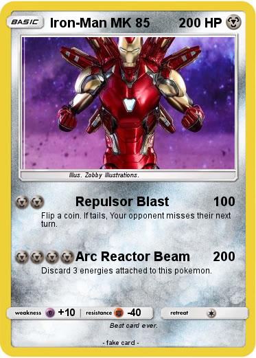 Pokemon Iron-Man MK 85