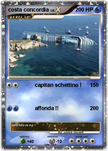 Pokemon costa concordia