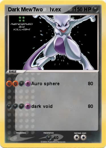 Pokemon Dark MewTwo     lv.ex