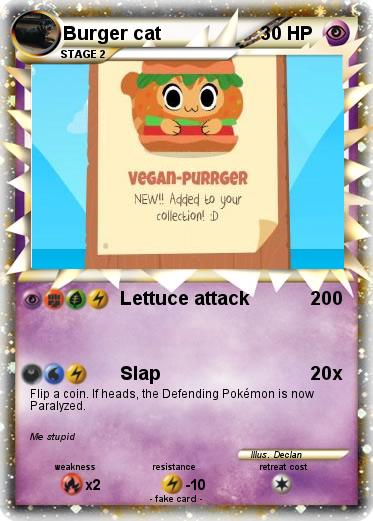 Pokemon Burger cat