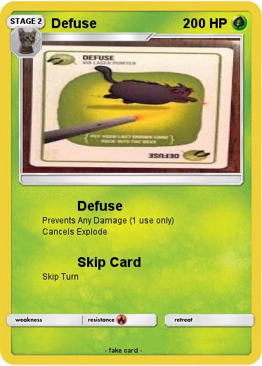 Pokemon Defuse