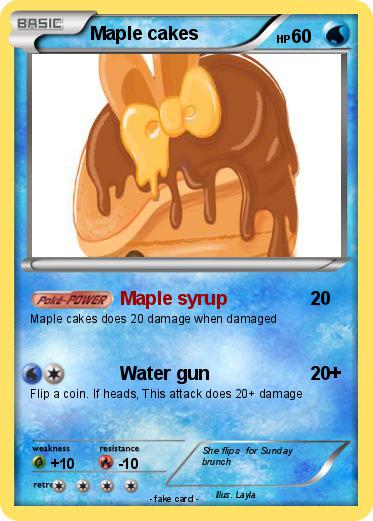 Pokemon Maple cakes