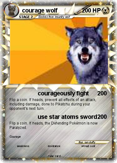 Pokemon courage wolf