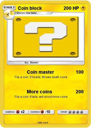 Pokemon Coin block