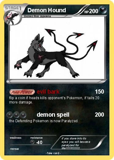 Pokemon Demon Hound