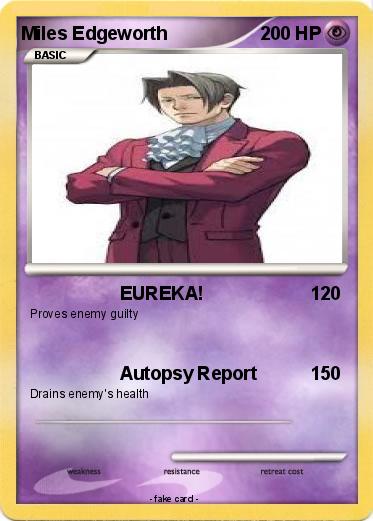 Pokemon Miles Edgeworth