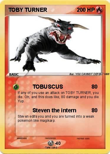 Pokemon TOBY TURNER
