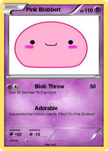 Pokemon Pink Blobbert