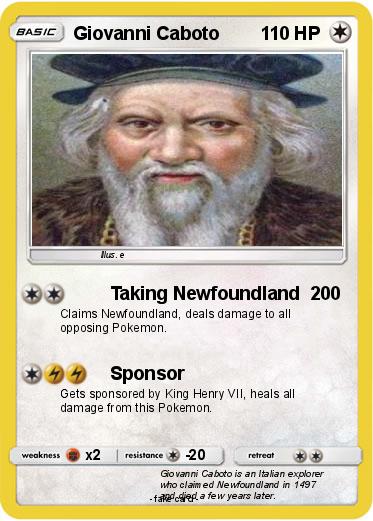 Pokemon Giovanni Caboto