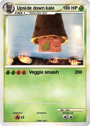 Pokemon Upside down kale