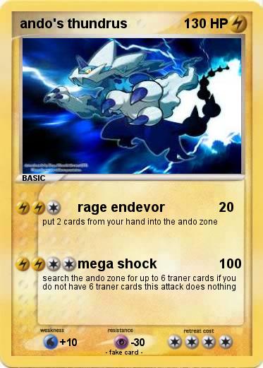 Pokemon ando's thundrus