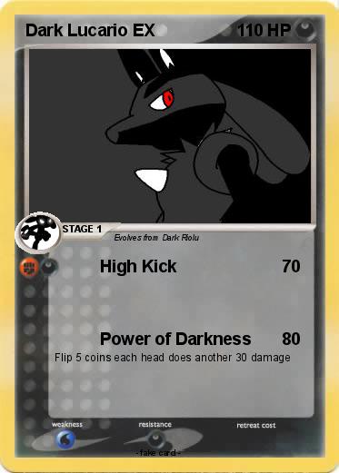 Pokemon Dark Lucario EX