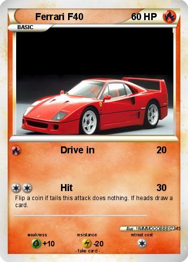 Pokemon Ferrari F40