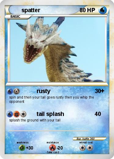 Pokemon spatter