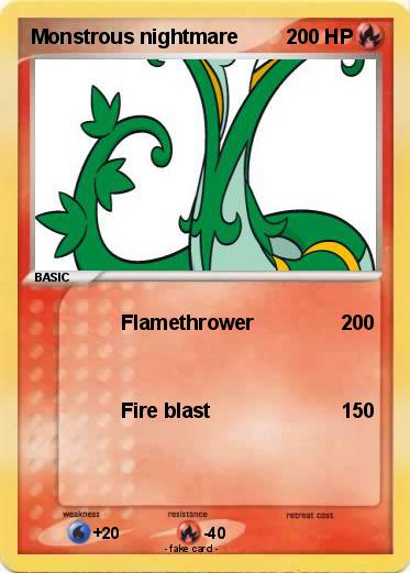 Pokemon Monstrous nightmare