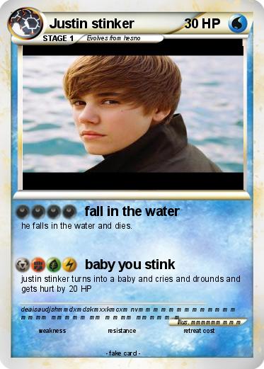 Pokemon Justin stinker