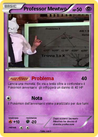 Pokemon Professor Mewtwo
