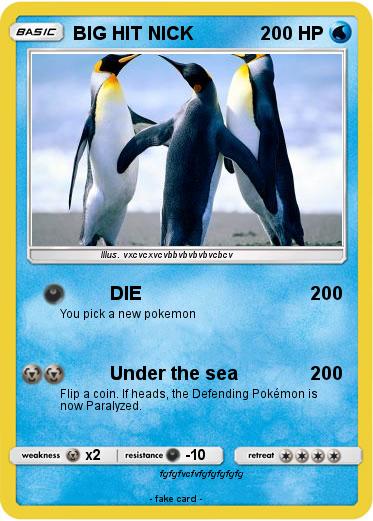 Pokemon BIG HIT NICK