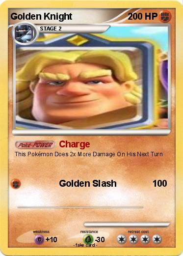 Pokemon Golden Knight