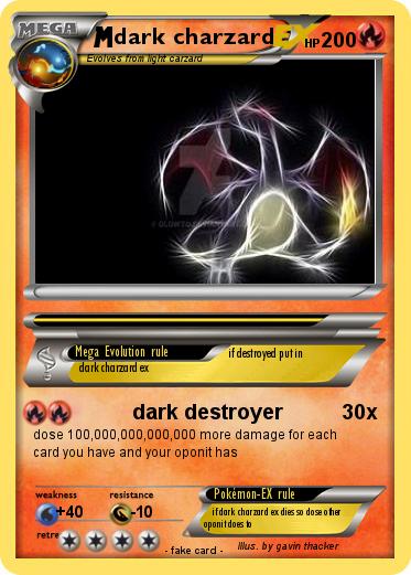 Pokemon dark charzard