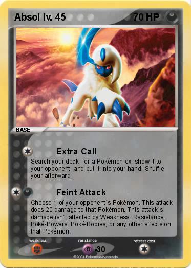 Pokemon Absol lv. 45