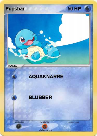 Pokemon Pupsbär