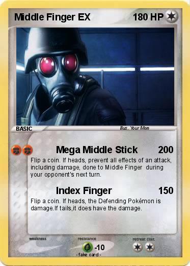 Pokemon Middle Finger EX