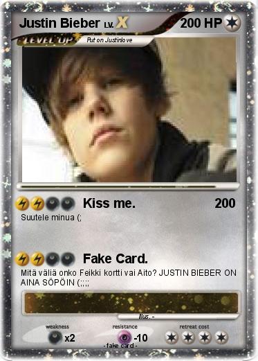 Pokemon Justin Bieber