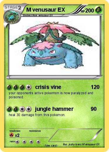 Pokemon M venusaur EX