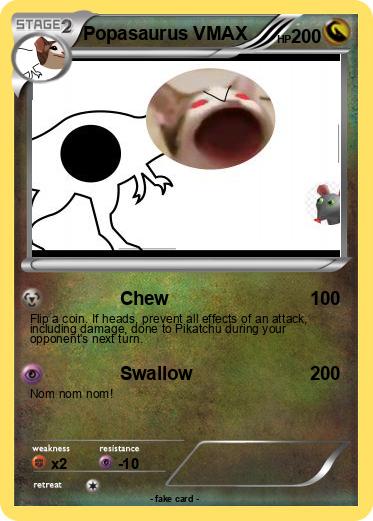 Pokemon Popasaurus VMAX