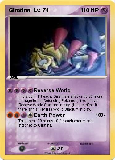 Pokemon Giratina  Lv. 74