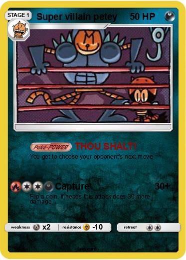 Pokemon Super villain petey