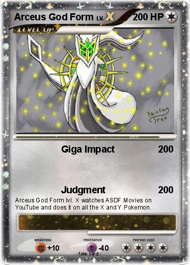 Pokemon Arceus God Form