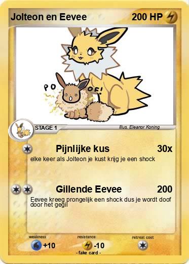 Pokemon Jolteon en Eevee