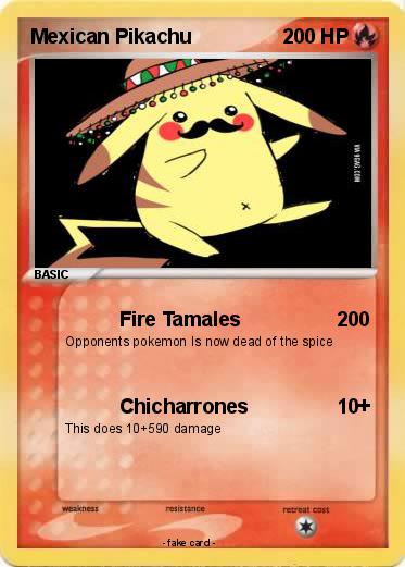 Pokemon Mexican Pikachu