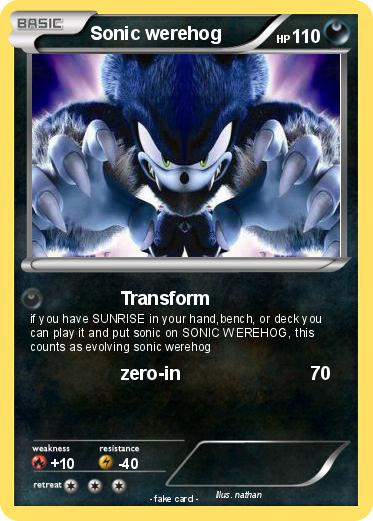 Pokemon Sonic werehog