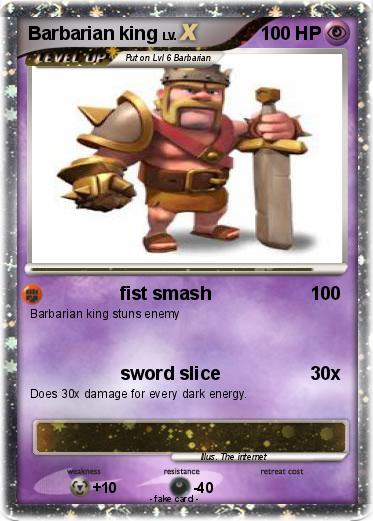 Pokemon Barbarian king