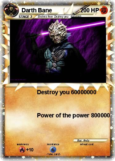 Pokemon Darth Bane