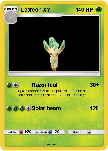 Pokemon Leafeon XY