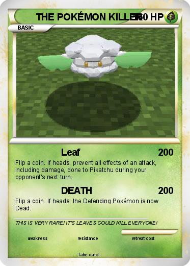 Pokemon THE POKÉMON KILLER