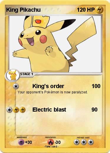Pokemon King Pikachu
