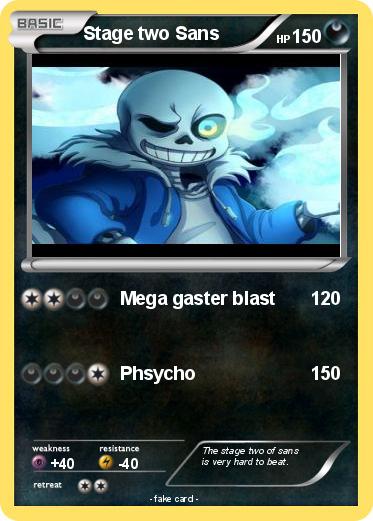 Pokemon Stage two Sans