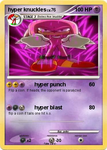 Pokemon hyper knuckles