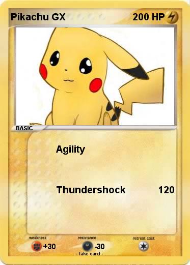 Pokemon Pikachu GX
